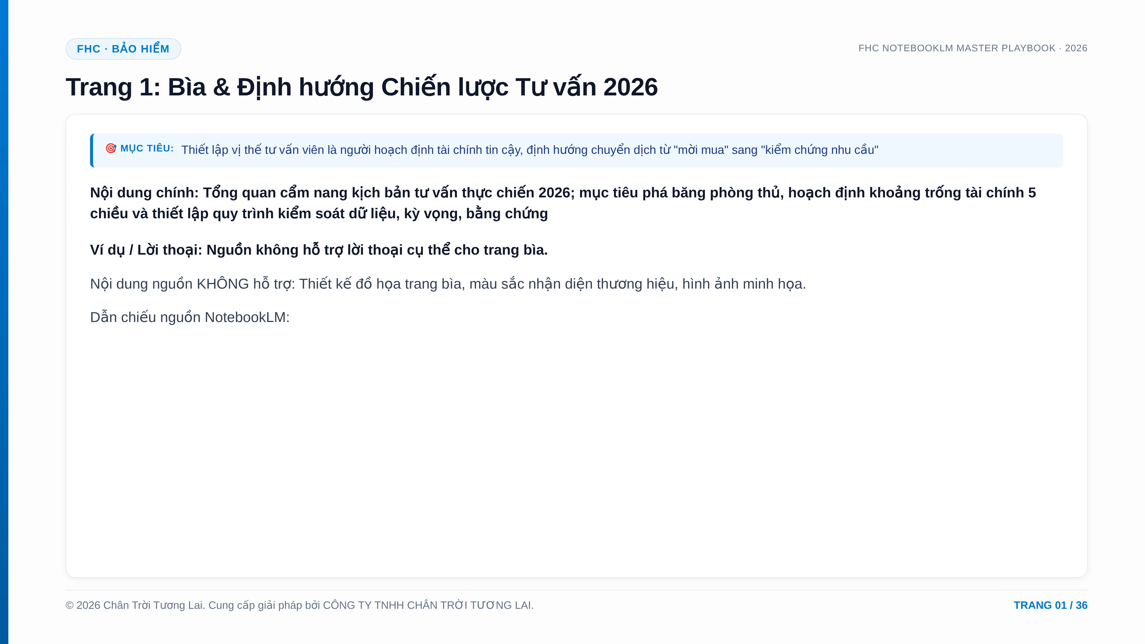 Kịch Bản Tư Vấn Bảo Hiểm Thực Chiến 2026 - trang xem trước 1