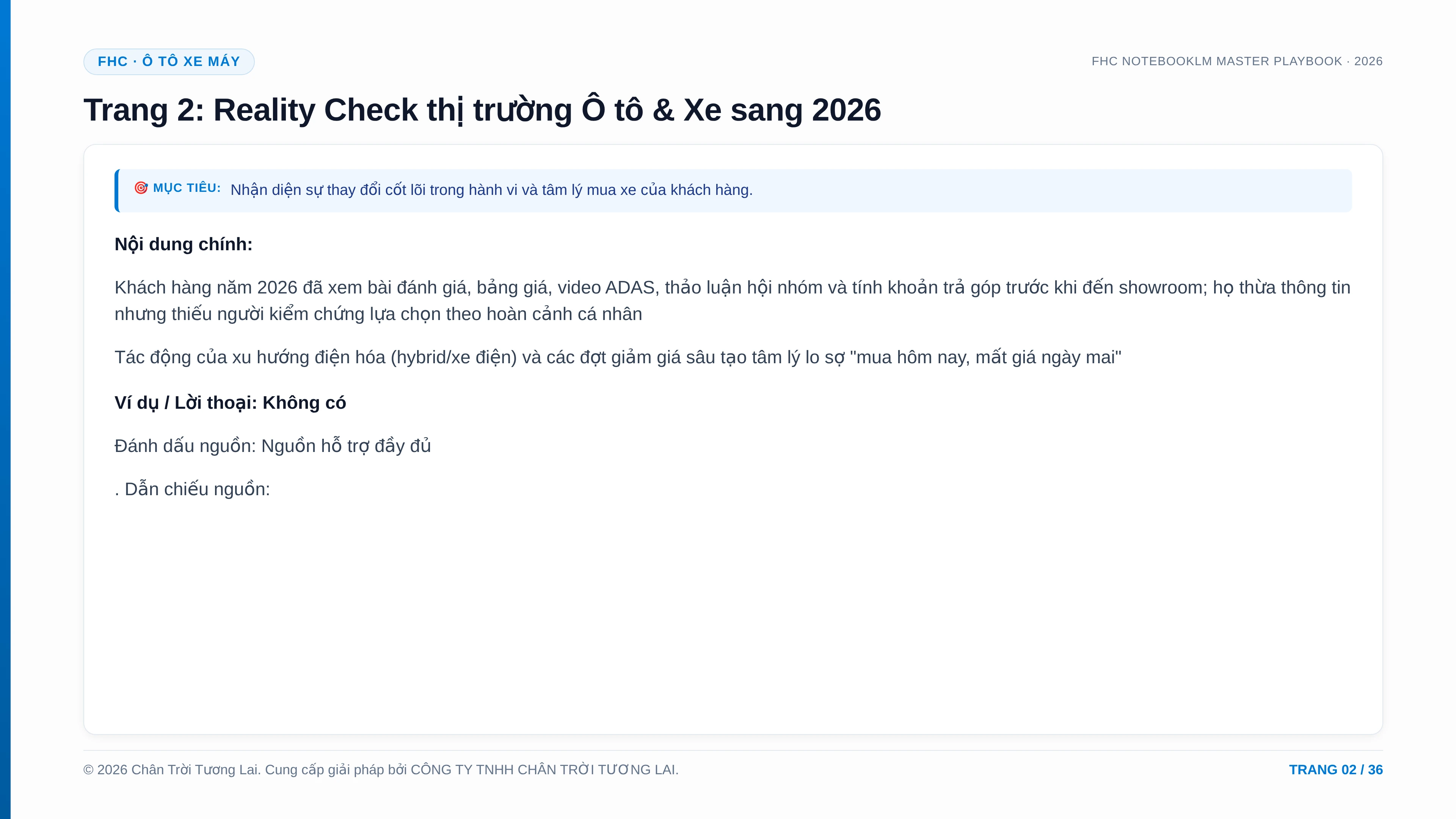 KỊCH BẢN BÁN HÀNG SHOWROOM Ô TÔ & XE SANG 2026 - trang xem trước 2