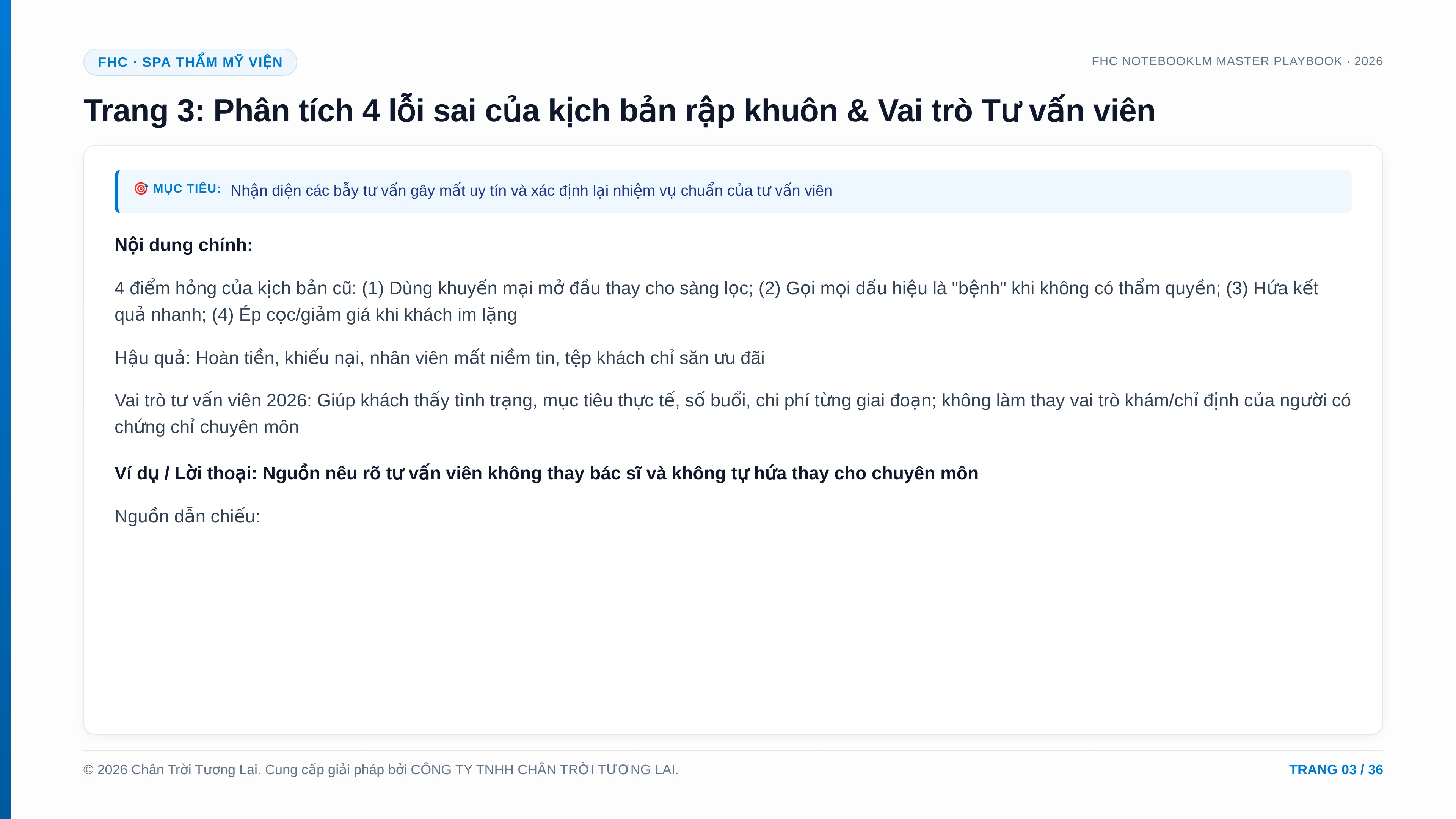KỊCH BẢN TƯ VẤN & CHỐT LIỆU TRÌNH SPA THẨM MỸ 2026 - trang xem trước 3